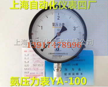 YZA-100真空氨用壓力表 0-0.1Mpa